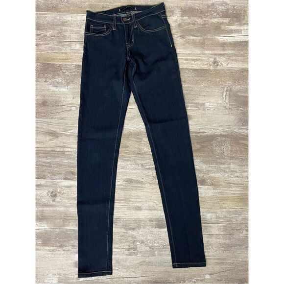 Flying Monkey Jeans 5-Pocket Mid Rise Skinny Stretch Women’s Size 24 - Picture 1 of 7